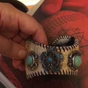 Custom Baseball Bracelet With Vintage Jewelry